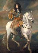 Sir Peter Lely Equestrian portrait of King Charles II of England France oil painting artist
